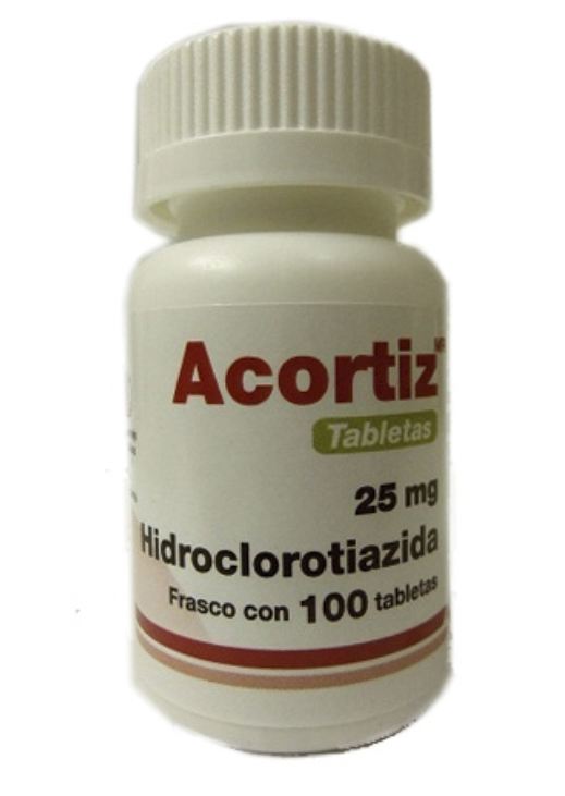 Acortiz 25mg 100 tabs, Hidroclorotiazida